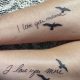 Top Mother Son Daughter Tattoo Ideas & Designs | Meaningful Tattoos: Symbols with Deep Personal Significance