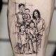Top 50 Family Portrait Tattoo Ideas & Designs | Meaningful Tattoos: Symbols with Deep Personal Significance
