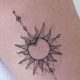 50+ Radiant Sun Tattoo Ideas for Women | Meaningful Tattoos: Symbols with Deep Personal Significance