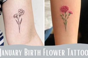 Beautiful Birth Flower Tattoo Ideas for Women | Meaningful Tattoos: Symbols with Deep Personal Significance