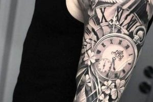 Best Clock Sleeve Tattoo Ideas & Designs | Meaningful Tattoos: Symbols with Deep Personal Significance
