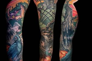Top Halloween Sleeve Tattoo Ideas & Designs Meaningful Tattoos: Symbols with Deep Personal Significance Top Halloween Sleeve Tattoo Ideas & Designs | Meaningful Tattoos: Symbols with Deep Personal Significance