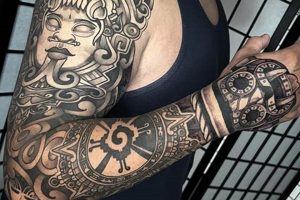 Top 5 Aztec Sleeve Tattoo Ideas For Men: A Guide Meaningful Tattoos: Symbols with Deep Personal Significance Top 5 Aztec Sleeve Tattoo Ideas For Men: A Guide | Meaningful Tattoos: Symbols with Deep Personal Significance