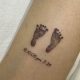 Cute Footprint Tattoo Ideas & Designs | Meaningful Tattoos: Symbols with Deep Personal Significance
