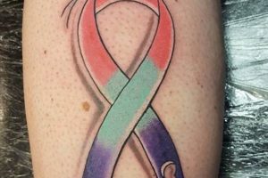 Top Cancer Ribbon Tattoo Ideas & Designs | Meaningful Tattoos: Symbols with Deep Personal Significance