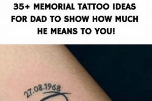 Top Memorial Tattoo Ideas for Dad: A Guide | Meaningful Tattoos: Symbols with Deep Personal Significance