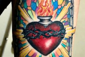 Top 50 Sacred Heart Tattoo Ideas & Designs | Meaningful Tattoos: Symbols with Deep Personal Significance