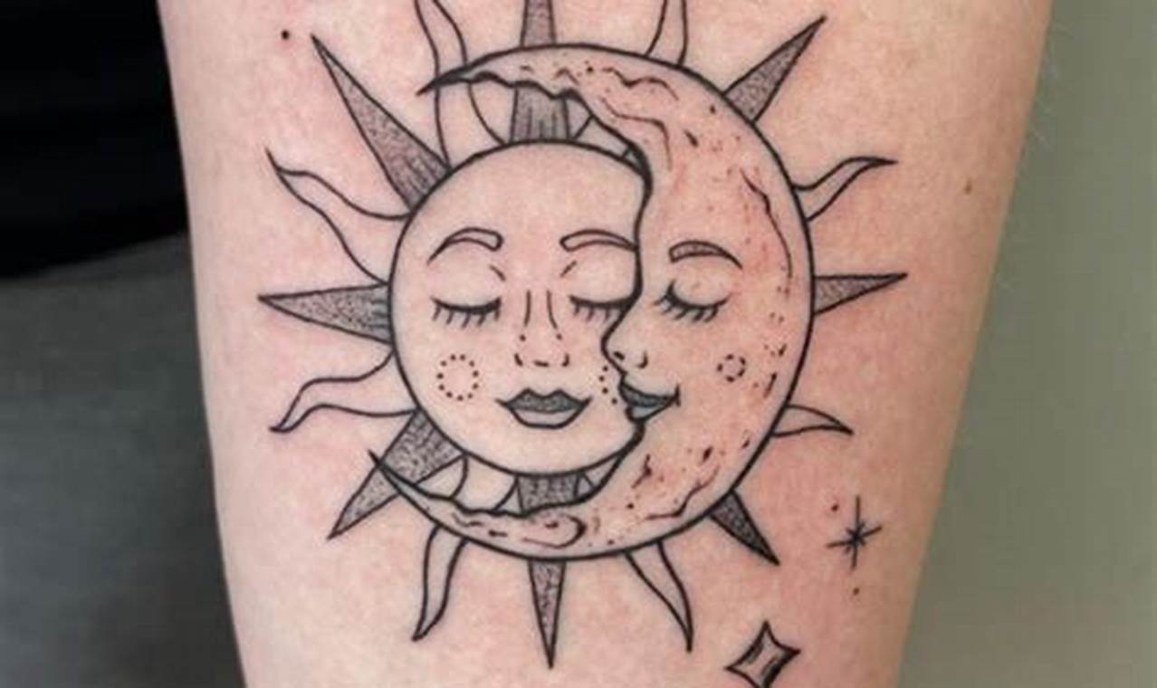 Top Sun Moon Tattoo Ideas & Designs | Meaningful Tattoos: Symbols with Deep Personal Significance
