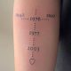 Top 50 Tattoo Birth Date Ideas & Designs | Meaningful Tattoos: Symbols with Deep Personal Significance