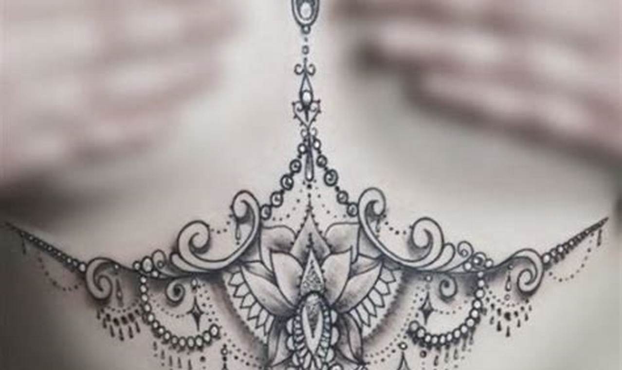 50+ Best Under Breast Tattoo Ideas & Designs | Meaningful Tattoos: Symbols with Deep Personal Significance