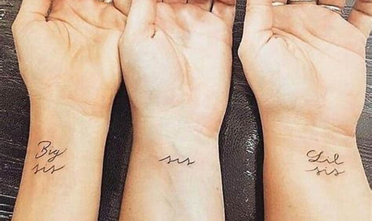 Top 3 Siblings Tattoo Ideas & Designs | Meaningful Tattoos: Symbols with Deep Personal Significance