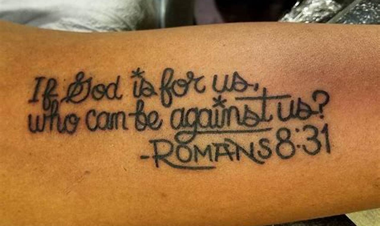 Top 50 Bible Verses Tattoo Ideas & Designs | Meaningful Tattoos: Symbols with Deep Personal Significance