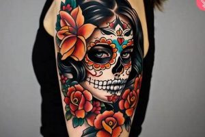 Top 50 Candy Skull Tattoo Ideas & Designs | Meaningful Tattoos: Symbols with Deep Personal Significance