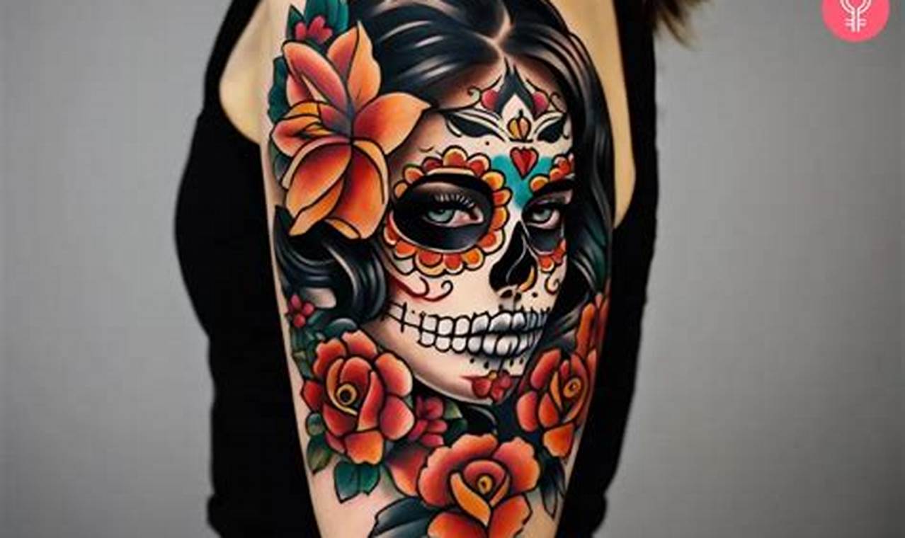 Top 50 Candy Skull Tattoo Ideas & Designs | Meaningful Tattoos: Symbols with Deep Personal Significance