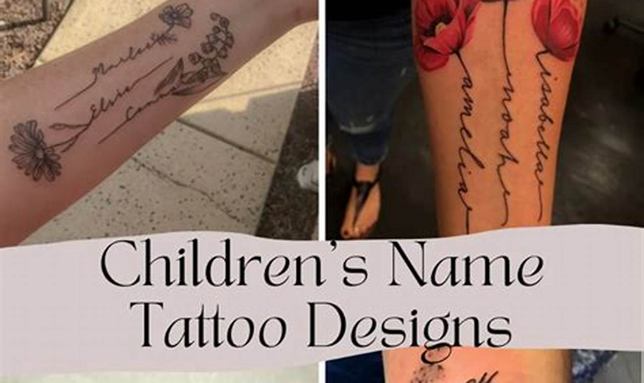 Cute Children's Tattoo Ideas & Designs | Meaningful Tattoos: Symbols with Deep Personal Significance